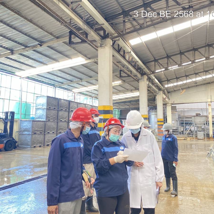 กองควบคุมอาหารและยาสัตว์ เข้าตรวจประเมินระบบ GHPs และระบบ HACCP โรงงานผลิตอาหารสัตว์ ประเภทวัตถุดิบ ชนิดปลาป่น และ ประเภทอาหารเสริมสำหรับสัตว์ ในพื้นที่จังหวัดสมุทรสาคร