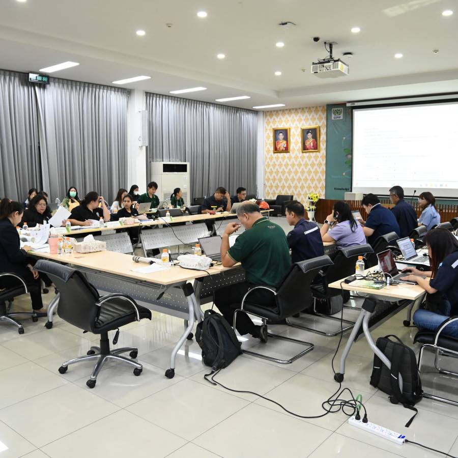 กองควบคุมอาหารและยาสัตว์ เข้าตรวจประเมินระบบ GHPs และ HACCP โรงงานผลิตอาหารสัตว์  ประเภทวัตถุที่ผสมแล้ว ชนิดอาหารสัตว์ผสมสำเร็จรูป ในพื้นที่จังหวัดสมุทรปราการ