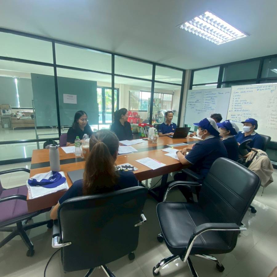 กองควบคุมอาหารและยาสัตว์ เข้าตรวจประเมินระบบ GHPs  โรงงานผลิตอาหารสัตว์  ประเภทวัตถุที่ผสมแล้ว(อาหารสัตว์ผสมสำเร็จรูป) ในพื้นที่จังหวัดสุพรรณบุรี