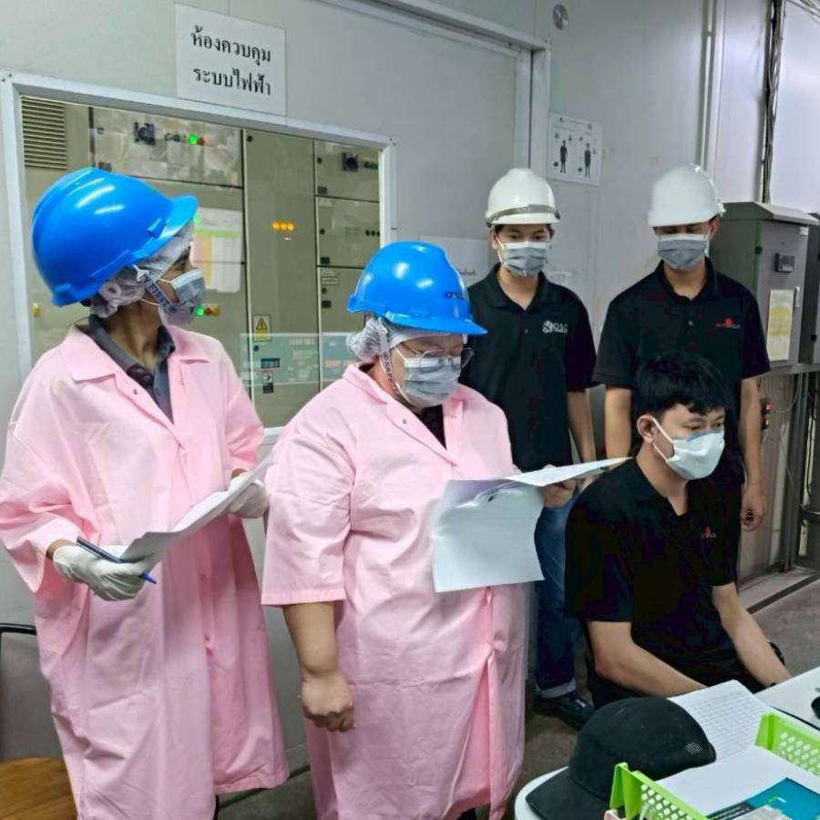 กองควบคุมอาหารและยาสัตว์ เข้าตรวจประเมินระบบ GHPs และ HACCP โรงงานผลิตอาหารสัตว์  ประเภทวัตถุที่ผสมแล้ว ชนิดอาหารสัตว์ผสมสำเร็จรูปและหัวอาหารสัตว์ ในพื้นที่จังหวัดสระบุรี