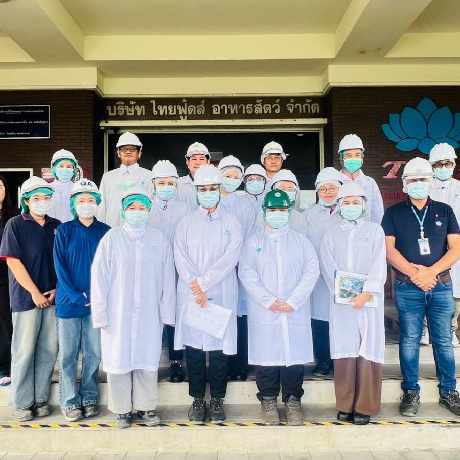 กองควบคุมอาหารและยาสัตว์ เข้าตรวจประเมินระบบ GHPs โรงงานผลิตอาหารสัตว์  ประเภทวัตถุที่ผสมแล้ว ชนิดอาหารสัตว์ผสมสำเร็จรูป ในพื้นที่จังหวัดสุพรรณบุรี