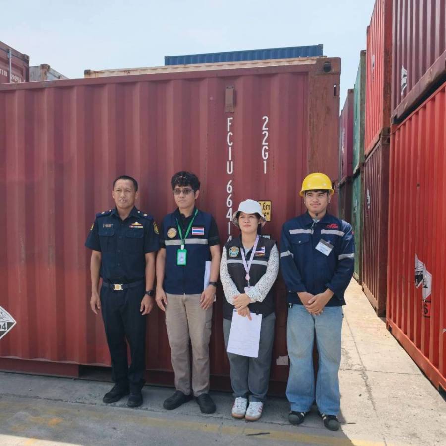 กองควบคุมอาหารและยาสัตว์ สรุปผลการปฏิบัติงานตรวจสอบอาหารสัตว์และวัตถุอันตรายด้านการปศุสัตว์ ในการนำเข้า-ส่งออก ณ ด่านกักกันสัตว์ชลบุรี