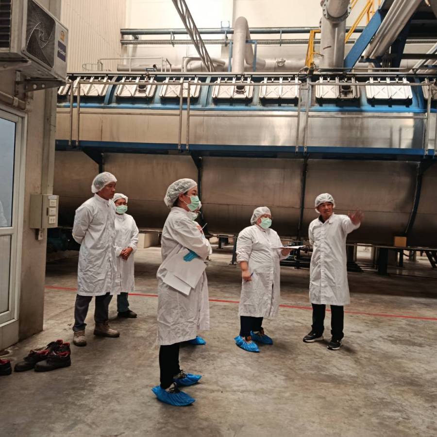 กองควบคุมอาหารและยาสัตว์ เข้าตรวจประเมินระบบ GHPs และ HACCP โรงงานผลิตอาหารสัตว์ ประเภทวัตถุดิบ ในพื้นที่จังหวัดชลบุรี