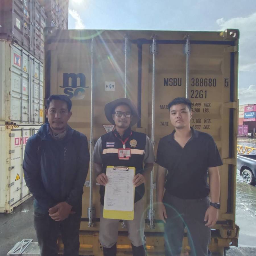 กองควบคุมอาหารและยาสัตว์ สรุปผลการปฏิบัติงานตรวจสอบอาหารสัตว์และวัตถุอันตรายด้านการปศุสัตว์  ในการนำเข้า-ส่งออก ณ ด่านกักกันสัตว์ลาดกระบัง