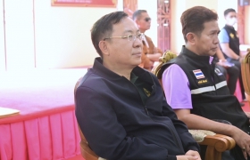 อธิบดีกรมปศุสัตว์ร่วมติดตามคณะ รมช.อิทธิฯ ลงพื้นที่ตรวจราชการในพื้นที่จังหวัดชลบุรี